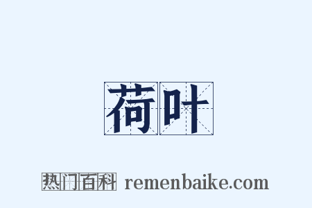 荷叶是什么意思的图片